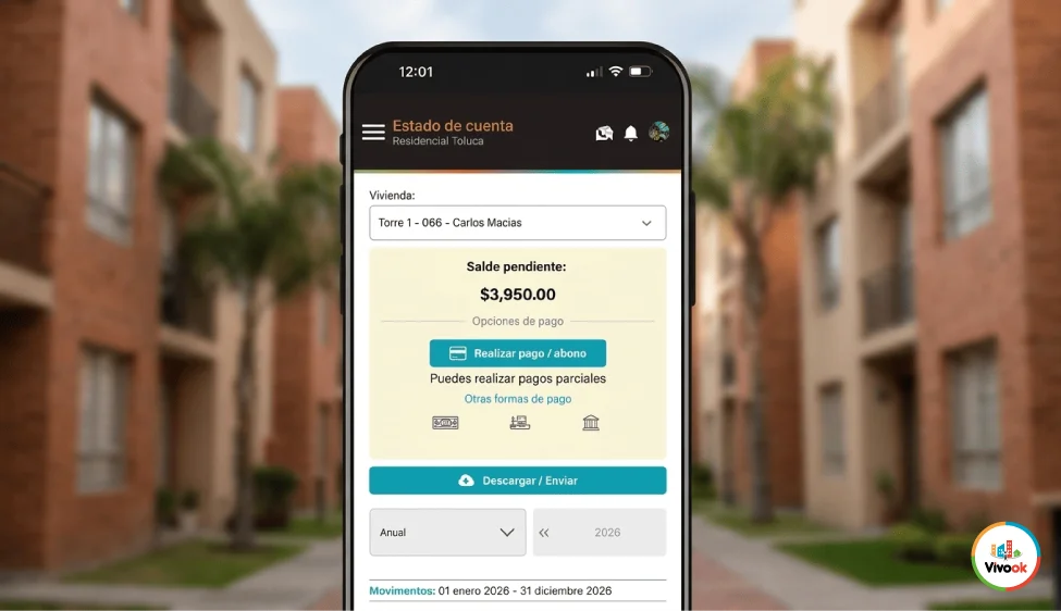 App móvil de Vivook