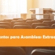 asambleas extraordinarias